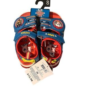 Paw Patrol Light Up Sandals for Toddler size 8